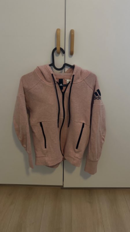 Adidas hoodie pink