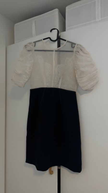 Sandro Black and white dress