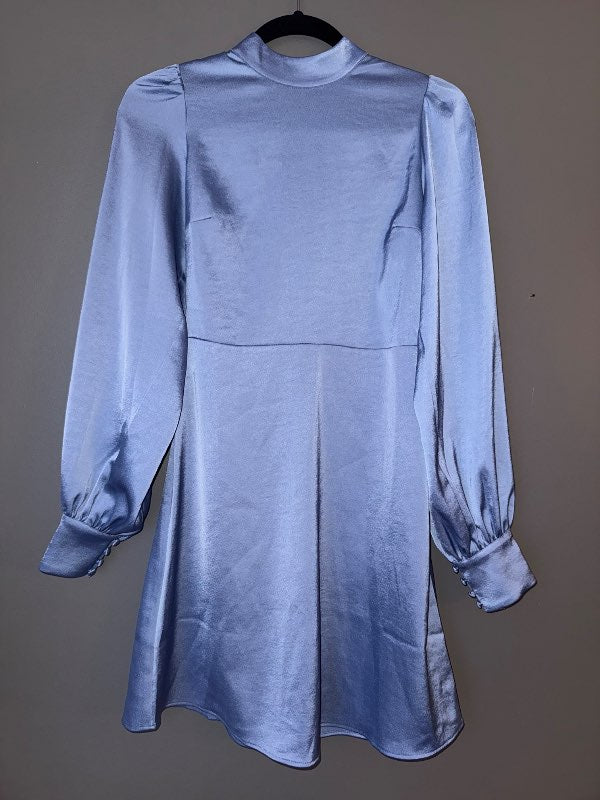 Blár kjóll stuttur