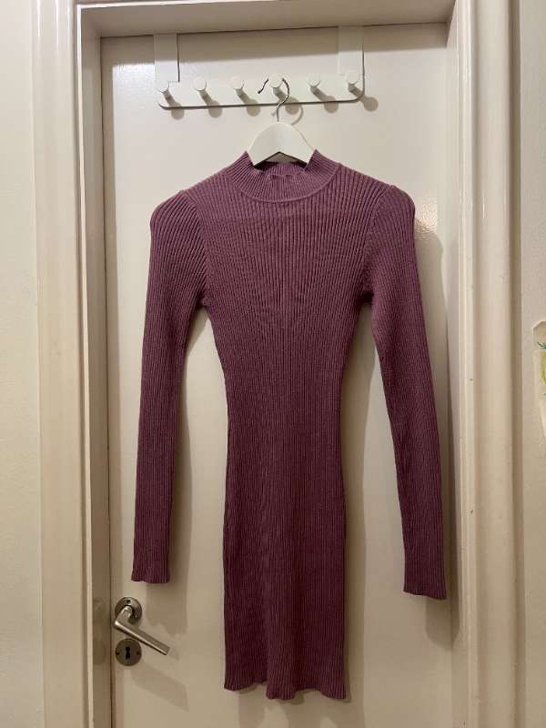 Ljósfjólublár mini kjóll, Fashion Nova