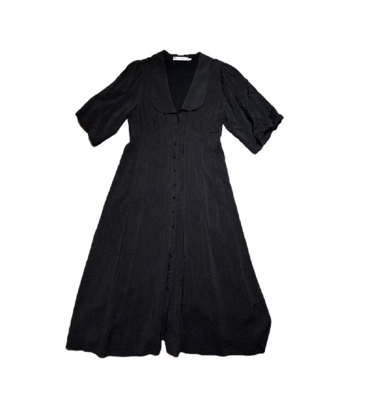 Gestuz úr Andrá svartur kjóll með sætum kraga