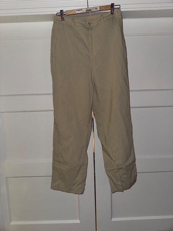 Ljósar uniqlo buxur