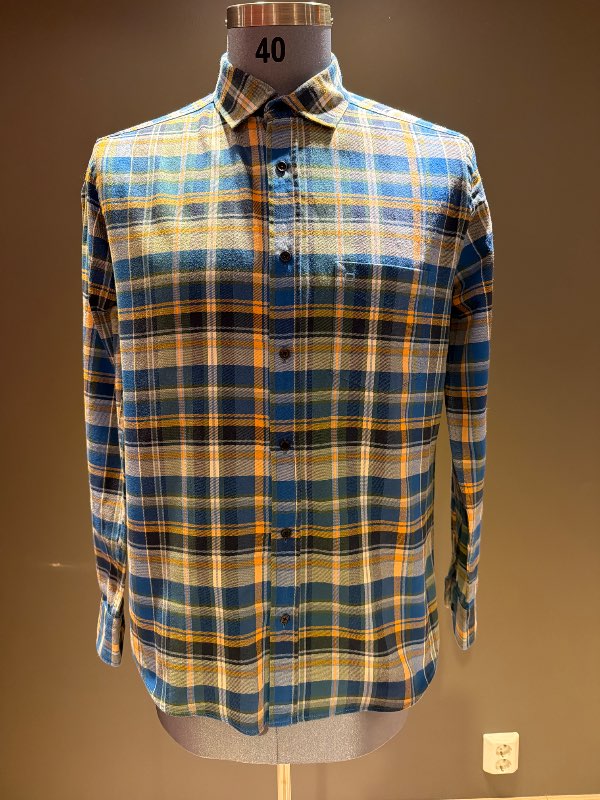 Olymp blákôflótt skyrta