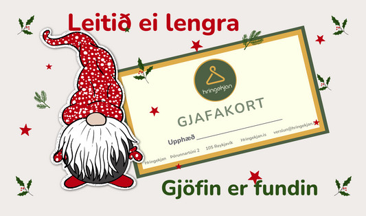 Gjafakortin eru lent í Hringekjunni