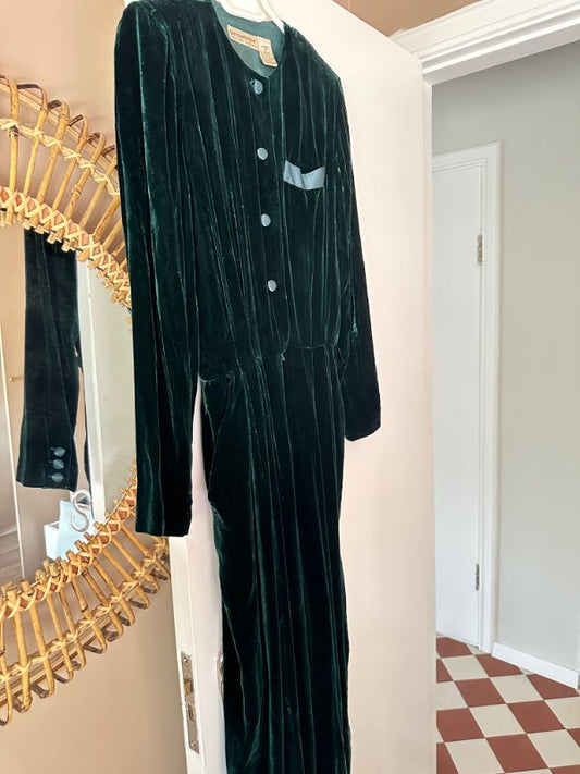 Vintage velvet emerald jumps