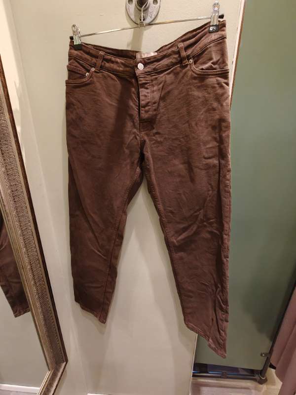 JJXX brúnar gallabuxur