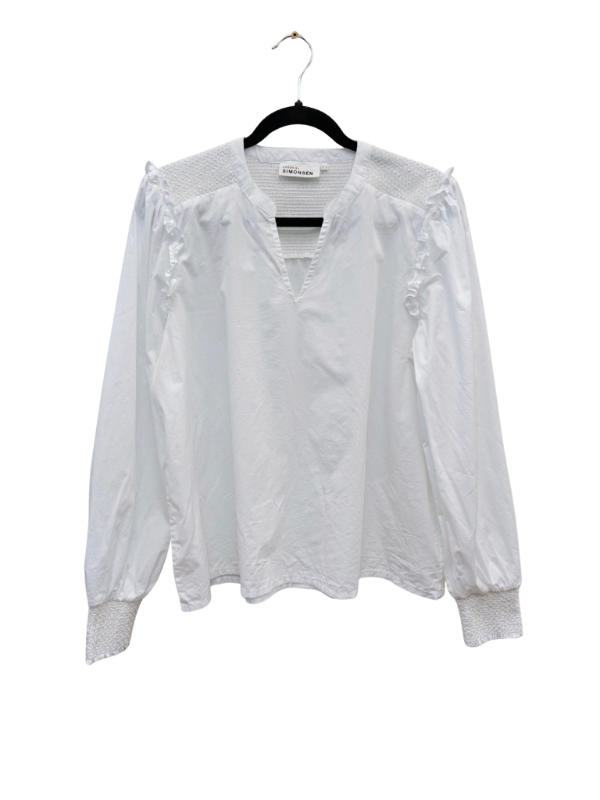 Karen By Simonsen hvít skyrta