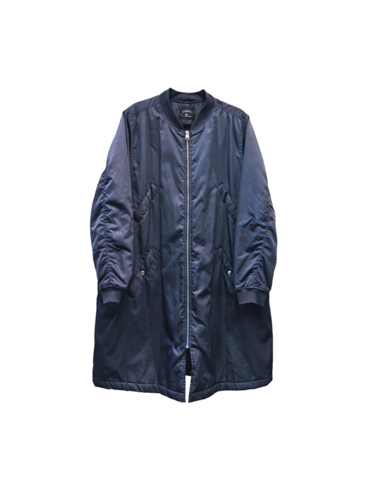 Parka síð blá Lindex st L