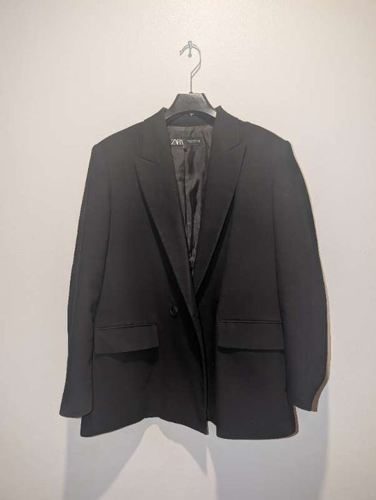 Zara svartur blazer