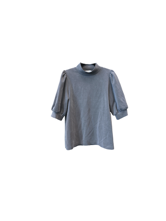 Grár hálferma bolur MyEssentialWardrobe