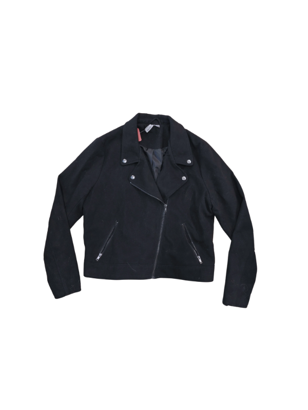 H&M moto jacket svartur