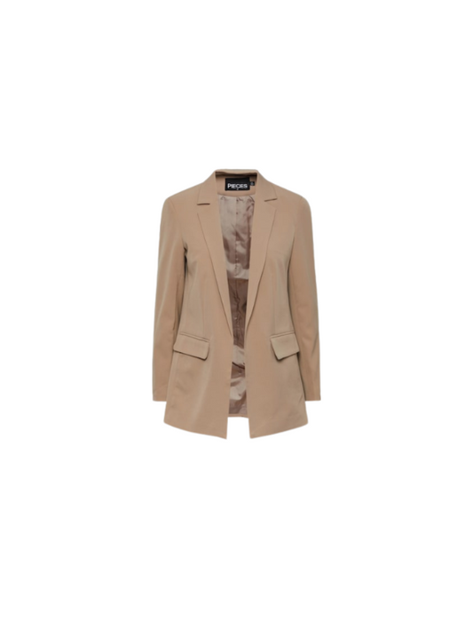 Pieces blazer, tan