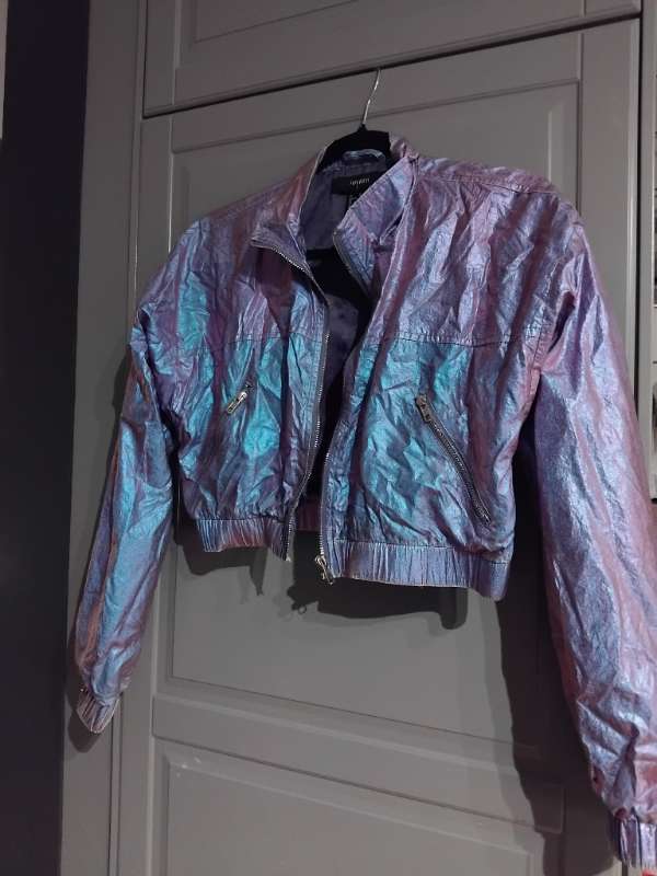 Iridescent 80s jacket