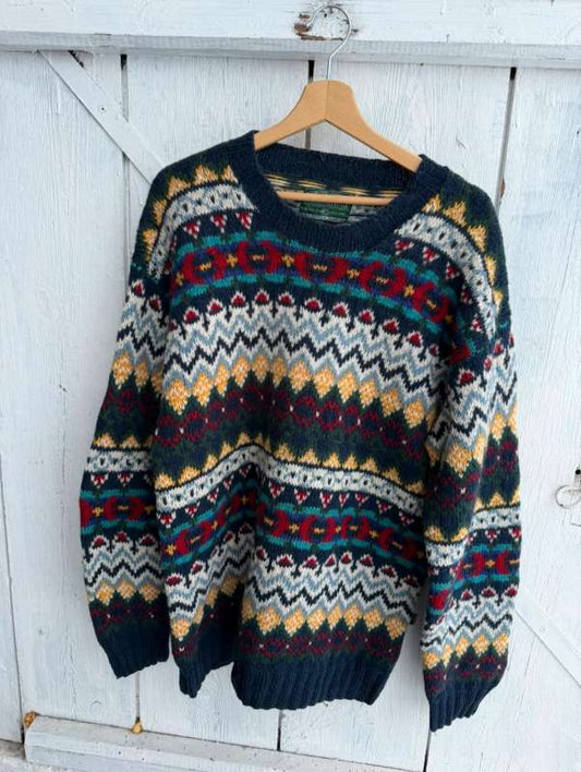 Beautiful, colorful Scandinavian cardigan