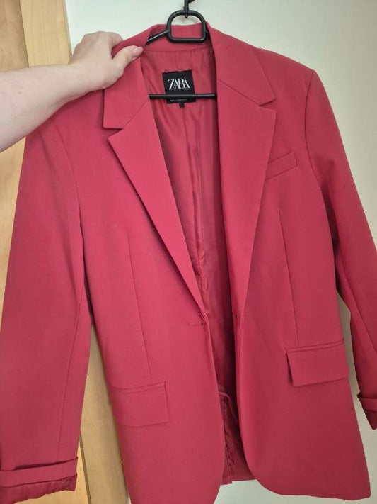 Zara blazer rauðbleikur