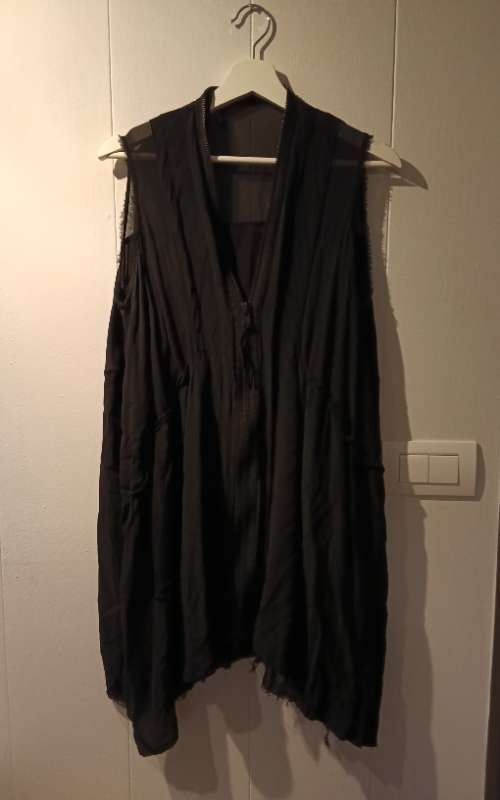 All Saints Silk Top Black