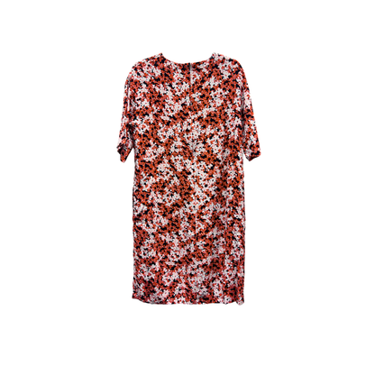 Kjóll - Marimekko - appelsínugulur, hvítur og blár