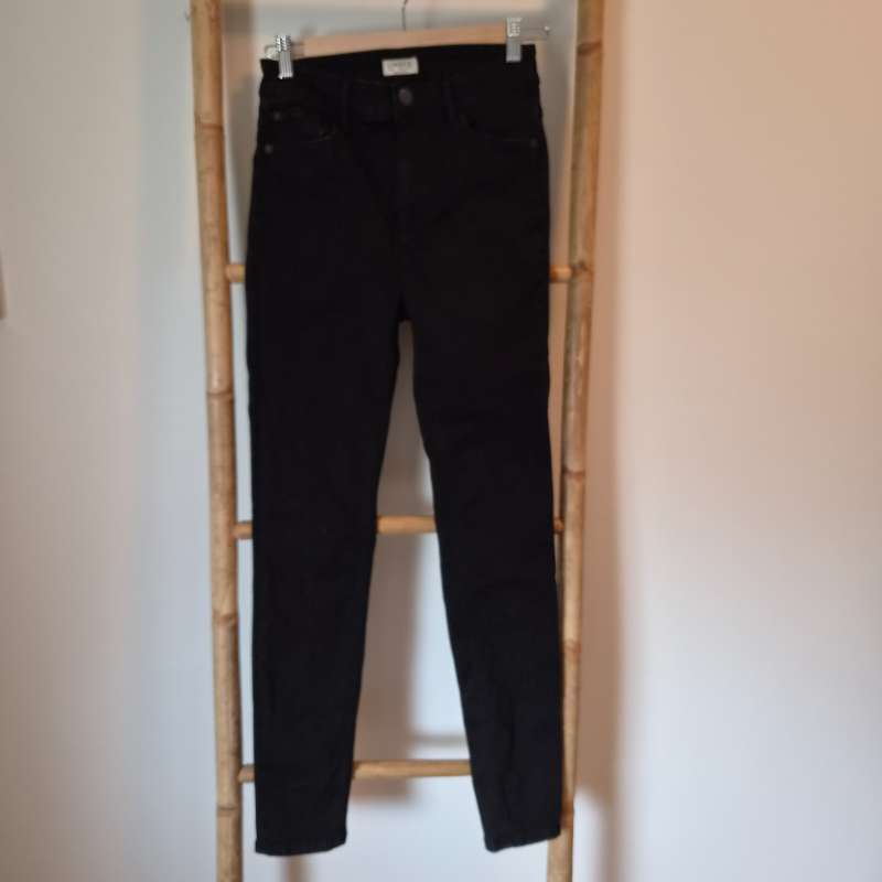 Lindex svartar gallabuxur 38