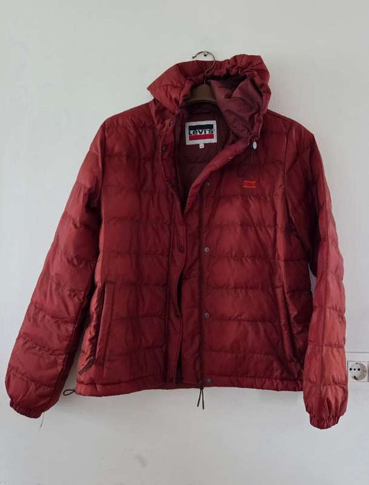 Úlpa LEVi'S ecodown fibers ryðrauð