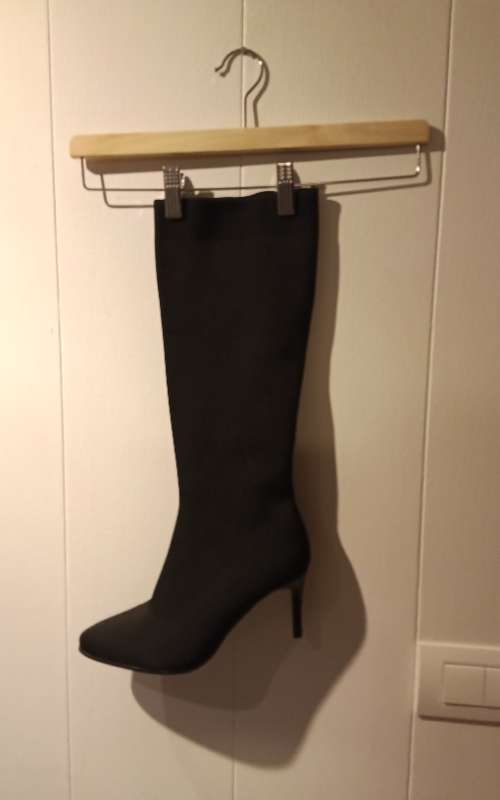 Black Stretch Boots