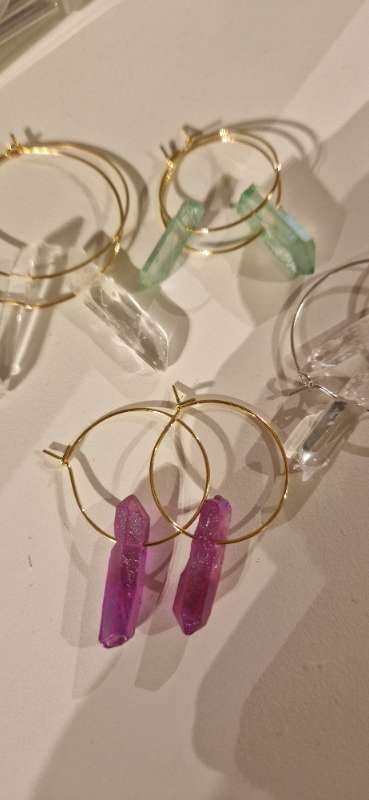 Quartz Earrings all