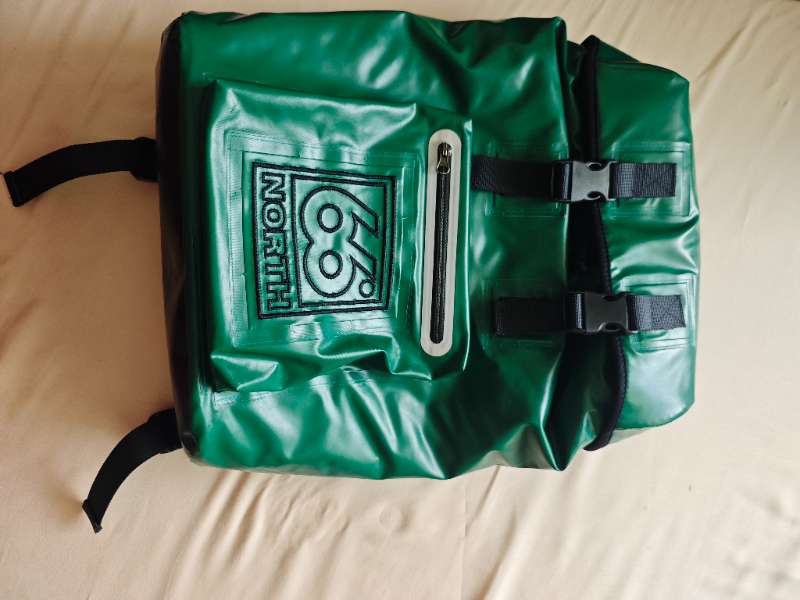 34-66NORTH green backbag