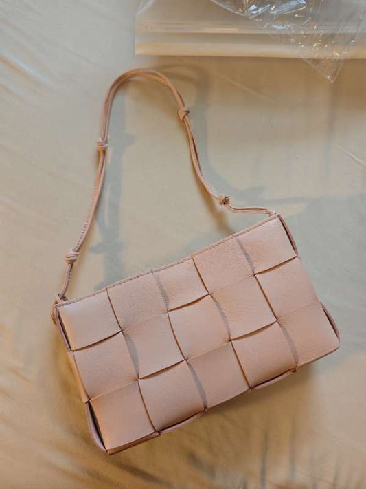 39-pink bad Leather