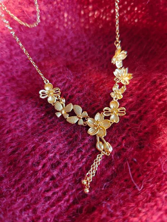 62-gold plated necklace
