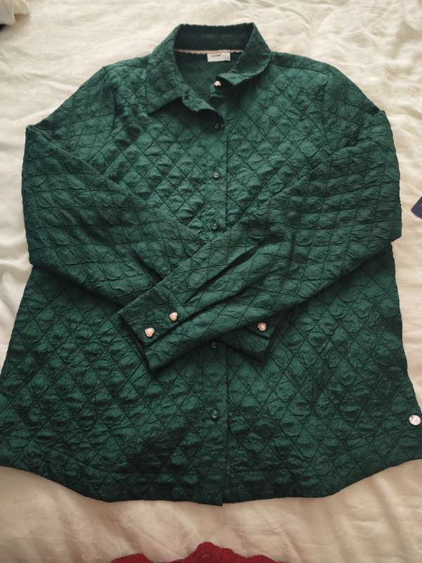 108-dark green shirt
