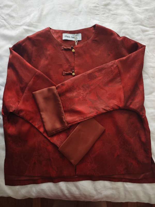 112-red guofeng jacket new