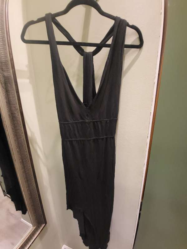 Black boho fairy dress