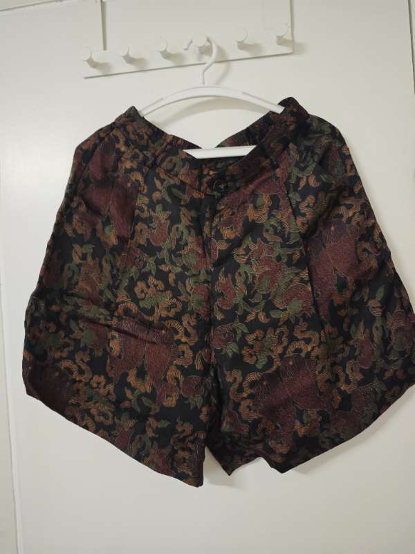 56 guofeng set pant silk
