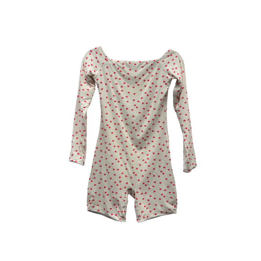 Skims onesie heart print