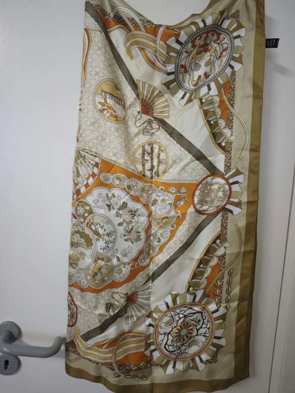 12 100%silk scarf NEW