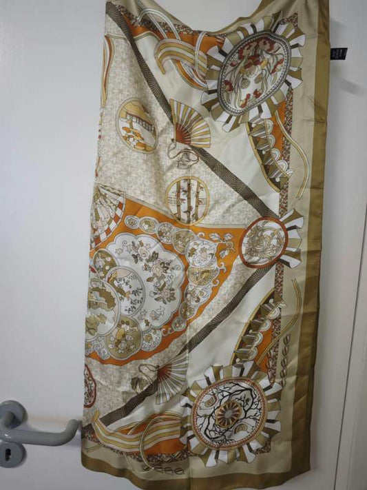 12 100%silk scarf NEW