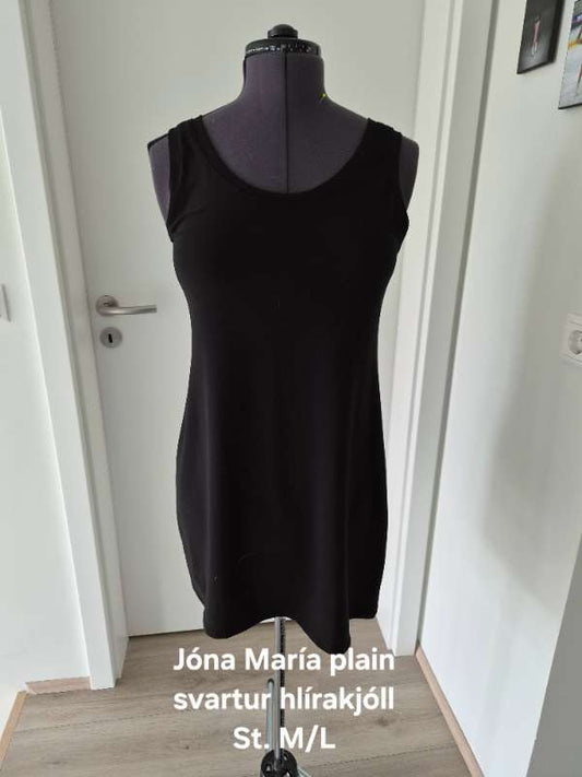Jóna María svartur hlírakjóll