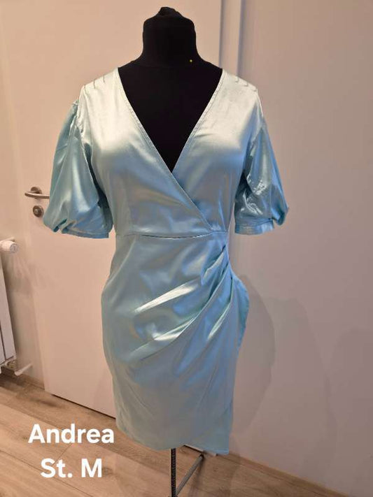 "Ísblár" (aqua) Andrea kjóll
