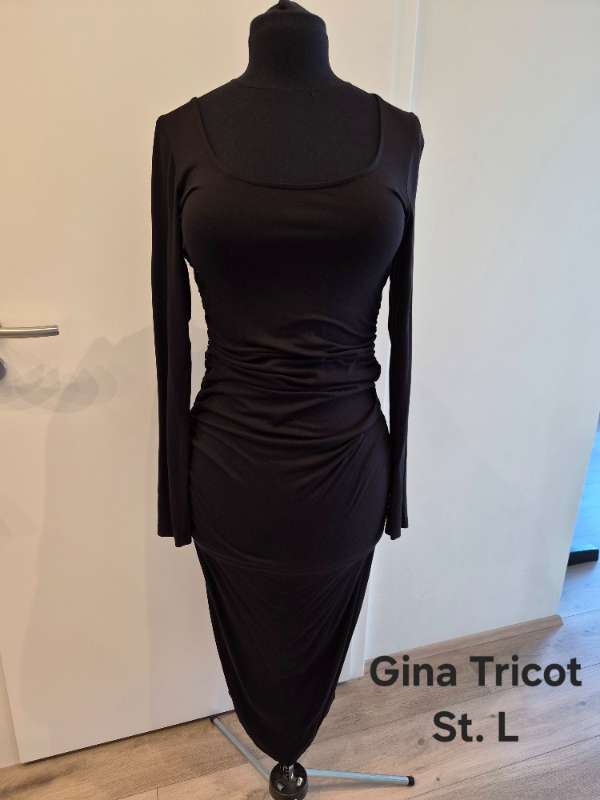 Síður svartur Gina Tricot kjóll