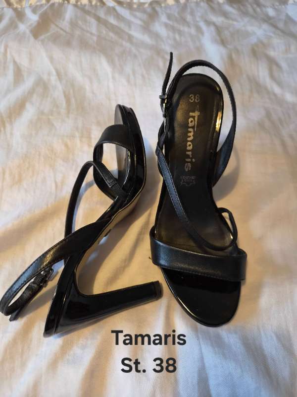 Opnir Tamaris hælar, svartir