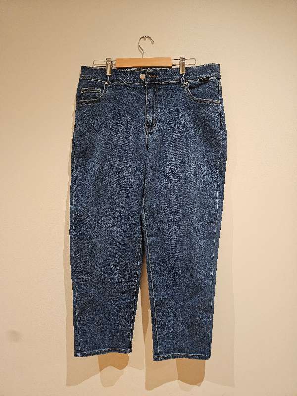Perfect jeans bláar gallabuxur