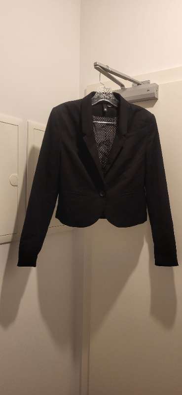 Svartur blazer