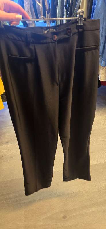 Vintage fínar beinar buxur