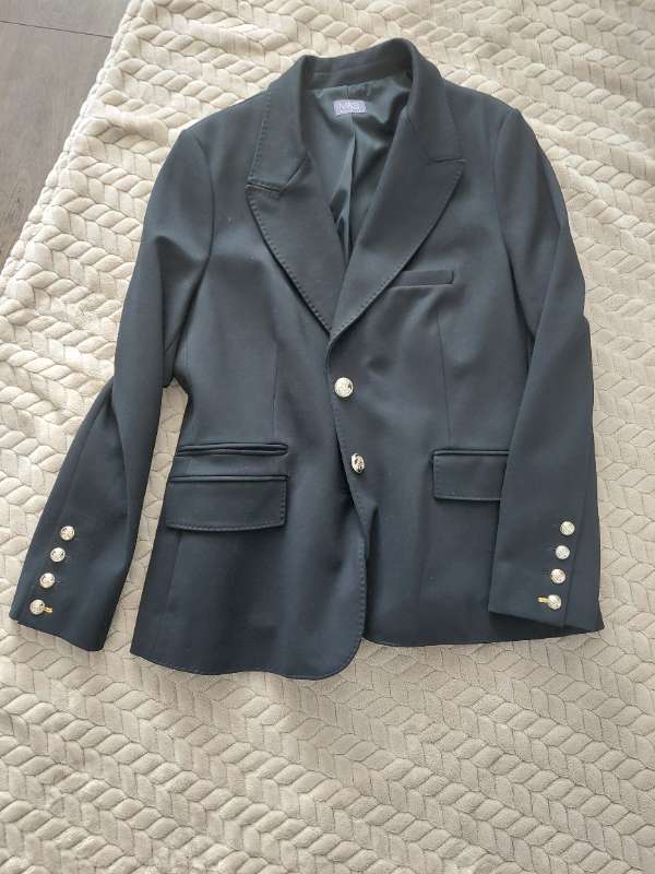 M&S svartur blazer