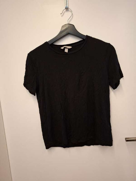 h&m stuttermabolur svartur