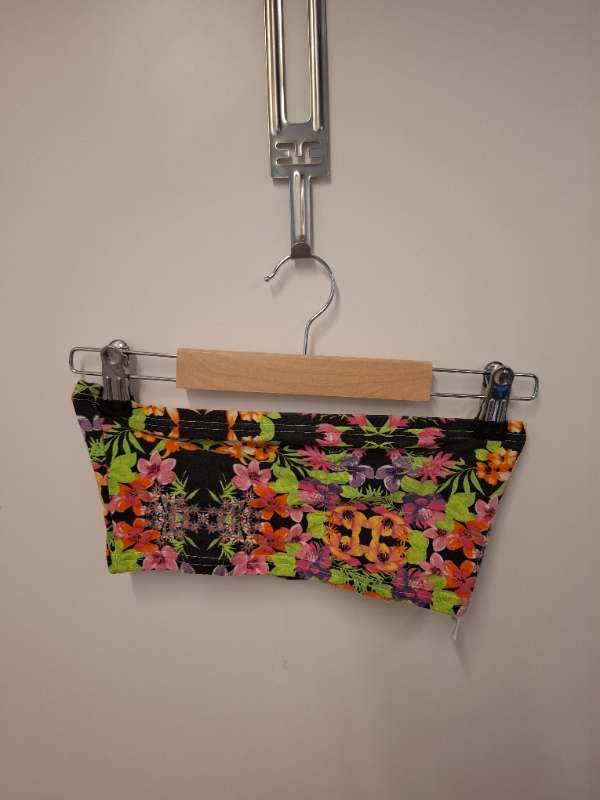 new look bandeau með blómum
