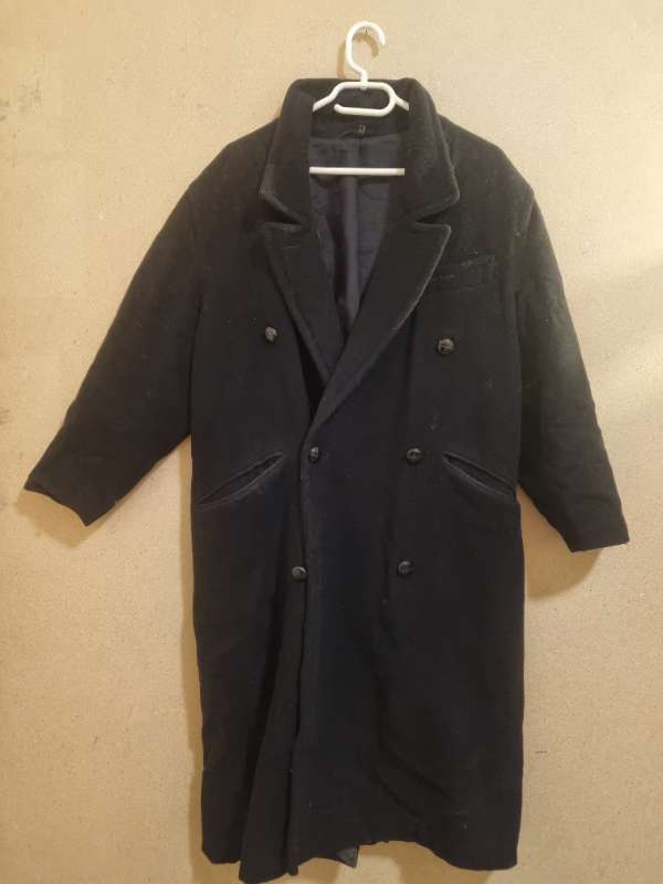 Vintage 100% ullarfrakki