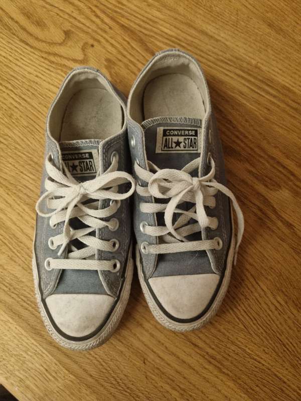 Bláir Converse All Star skór