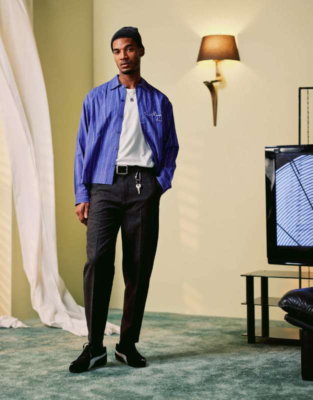 ASOS Design Oversized tapered trousers