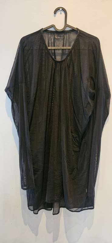 Kjóll siffon svartur jóna