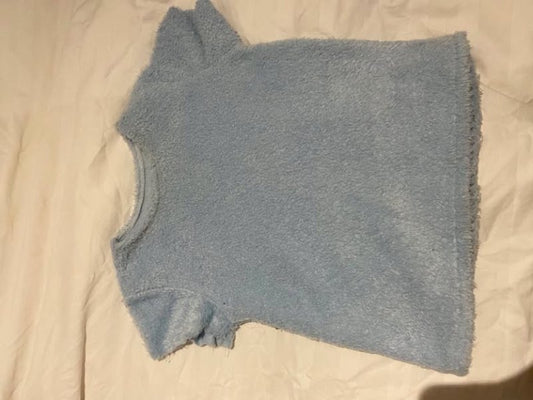 Blár fuzzy bolur